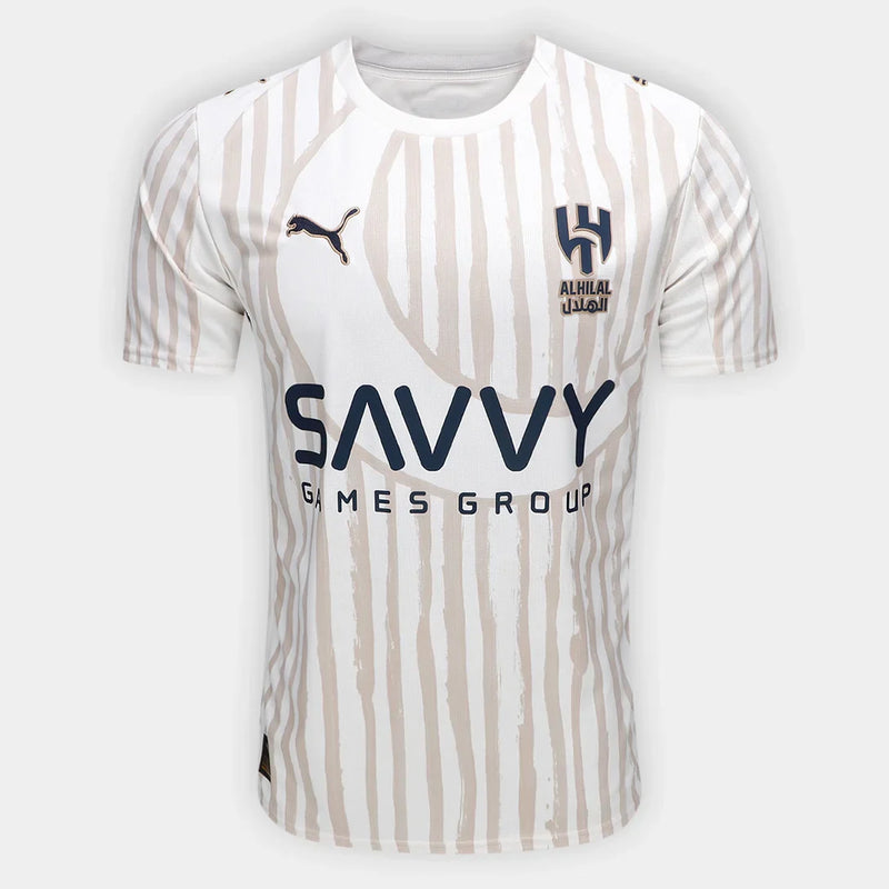 Camisa Al-Hilal Saudi Kidsuper 25/26 Torcedor Puma Masculina - Off White