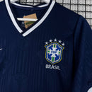 Camisa premium azul marinho Brasil 26/27 masculina