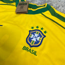 Camisa premium retrô Brasil 98 masculina personalizada