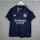 Camisa premium azul do Lyon