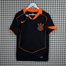Camisa premium Corinthians preta com laranja - masculina 26/27