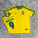 Camisa premium retrô Brasil 98 masculina personalizada