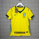Camisa premium amarela Brasil 26/27 feminina